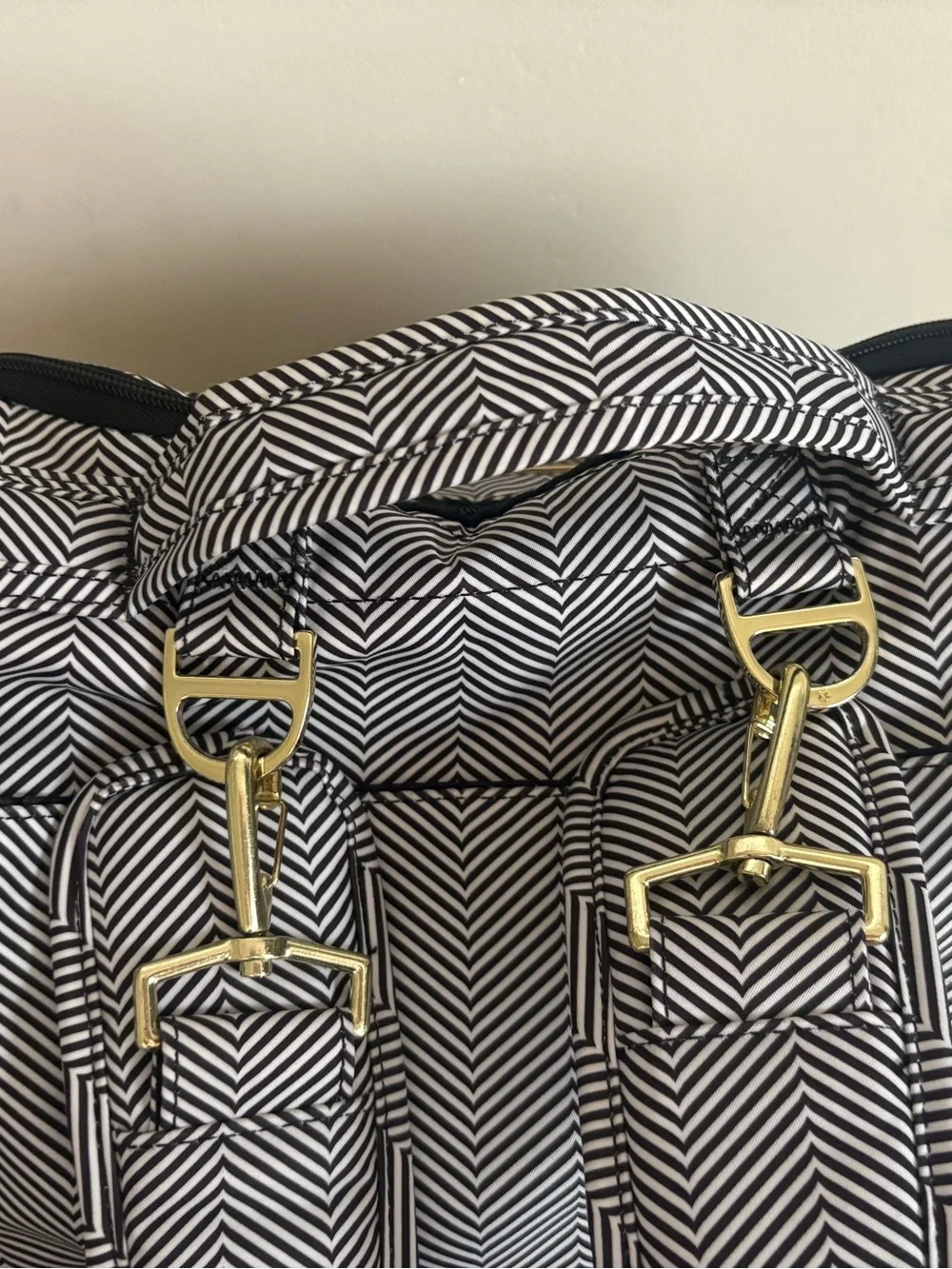 JuJuBe BFF Diaper Bag Backpack Herringbone